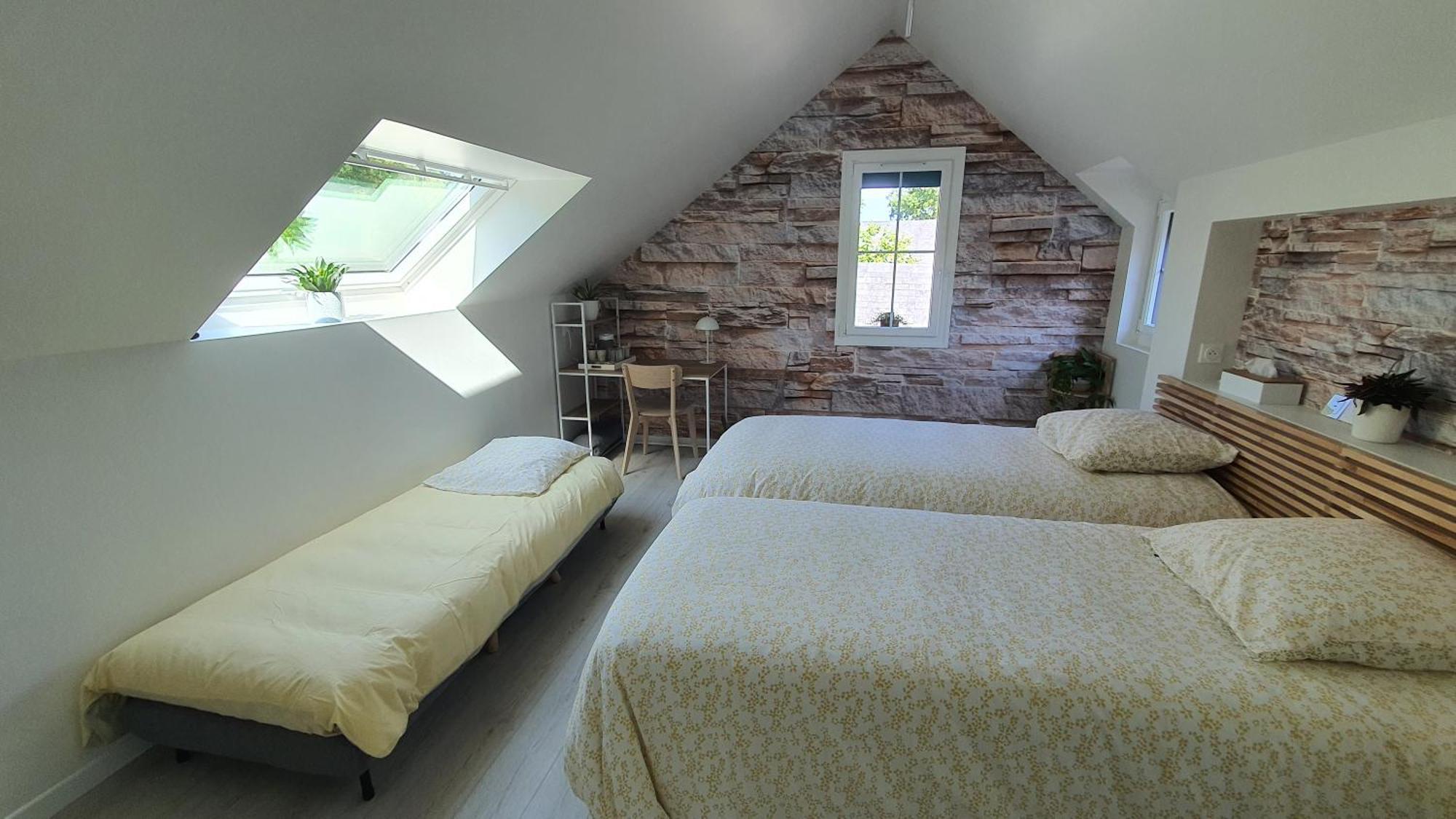 Bed and Breakfast Au Fil De L'Eau La Chapelle-Saint-Aubin Pokój zdjęcie