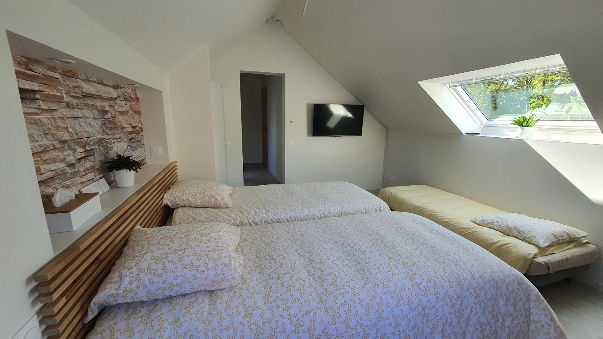 Bed and Breakfast Au Fil De L'Eau La Chapelle-Saint-Aubin Pokój zdjęcie